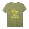 Biohazard Distressed Biology Science Lehrer Geschenk T-Shirt – Perfekt für Naturwissenschafts-Fans, Nerds & Lehrer zu Halloween, Abschluss & Geburtstag