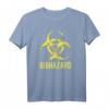 Biohazard Distressed Biology Science Lehrer Geschenk T-Shirt – Perfekt für Naturwissenschafts-Fans, Nerds & Lehrer zu Halloween, Abschluss & Geburtstag