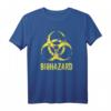 Biohazard Distressed Biology Science Lehrer Geschenk T-Shirt – Perfekt für Naturwissenschafts-Fans, Nerds & Lehrer zu Halloween, Abschluss & Geburtstag