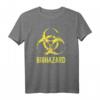 Biohazard Distressed Biology Science Lehrer Geschenk T-Shirt – Perfekt für Naturwissenschafts-Fans, Nerds & Lehrer zu Halloween, Abschluss & Geburtstag