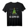 Oh Geometree Frohe Weihnachten Mathematik Rechnen Lernen T-Shirt – Lustiges Weihnachtsgeschenk für Mathematiker, Schüler und Lehrer