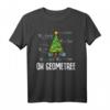 Oh Geometree Frohe Weihnachten Mathematik Rechnen Lernen T-Shirt – Lustiges Weihnachtsgeschenk für Mathematiker, Schüler und Lehrer