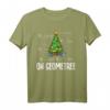 Oh Geometree Frohe Weihnachten Mathematik Rechnen Lernen T-Shirt – Lustiges Weihnachtsgeschenk für Mathematiker, Schüler und Lehrer