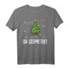 Oh Geometree Frohe Weihnachten Mathematik Rechnen Lernen T-Shirt – Lustiges Weihnachtsgeschenk für Mathematiker, Schüler und Lehrer