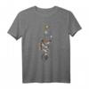 Astronaut jongliert Planeten auf einem Einrad - Raumfahrer T-Shirt für Science Fiction und Weltraum Fans