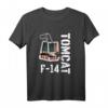 F-14 Tomcat T-Shirt mit amerikanischer Flagge – Coole Geschenkidee für Militär, Flugzeugfans, Veteranen & Piloten zu Geburtstag, Vatertag oder Gedenktag
