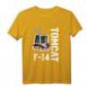 F-14 Tomcat T-Shirt mit amerikanischer Flagge – Coole Geschenkidee für Militär, Flugzeugfans, Veteranen & Piloten zu Geburtstag, Vatertag oder Gedenktag