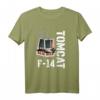 F-14 Tomcat T-Shirt mit amerikanischer Flagge – Coole Geschenkidee für Militär, Flugzeugfans, Veteranen & Piloten zu Geburtstag, Vatertag oder Gedenktag
