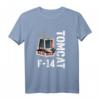 F-14 Tomcat T-Shirt mit amerikanischer Flagge – Coole Geschenkidee für Militär, Flugzeugfans, Veteranen & Piloten zu Geburtstag, Vatertag oder Gedenktag