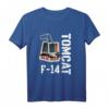 F-14 Tomcat T-Shirt mit amerikanischer Flagge – Coole Geschenkidee für Militär, Flugzeugfans, Veteranen & Piloten zu Geburtstag, Vatertag oder Gedenktag