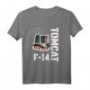 F-14 Tomcat T-Shirt mit amerikanischer Flagge – Coole Geschenkidee für Militär, Flugzeugfans, Veteranen & Piloten zu Geburtstag, Vatertag oder Gedenktag