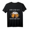 Men's Bier T-Shirt 'Der Zug hat Keine Bremse' – Lustiges Party- und Karnevals-Shirt für Bierliebhaber