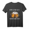 Men's Bier T-Shirt 'Der Zug hat Keine Bremse' – Lustiges Party- und Karnevals-Shirt für Bierliebhaber