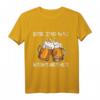 Men's Bier T-Shirt 'Der Zug hat Keine Bremse' – Lustiges Party- und Karnevals-Shirt für Bierliebhaber