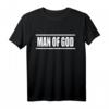 Lustiges Pastor T-Shirt 'Man Of God' – Geschenk für Pfarrer, Priester & Prediger zu Weihnachten & Geburtstag