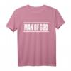 Lustiges Pastor T-Shirt 'Man Of God' – Geschenk für Pfarrer, Priester & Prediger zu Weihnachten & Geburtstag