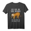 Ich War Mal Total Motiviert T-Shirt - Lustiges Faultier Spruch für Büro, Freunde und Morgenmuffel