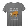Ich War Mal Total Motiviert T-Shirt - Lustiges Faultier Spruch für Büro, Freunde und Morgenmuffel