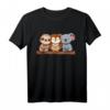 Faultier Eule Koala Schlafen Tiere Kinder T-Shirt – Süßes Tierliebhaber Geschenk für Nachteulen & Langschläfer