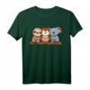 Faultier Eule Koala Schlafen Tiere Kinder T-Shirt – Süßes Tierliebhaber Geschenk für Nachteulen & Langschläfer