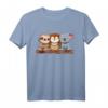 Faultier Eule Koala Schlafen Tiere Kinder T-Shirt – Süßes Tierliebhaber Geschenk für Nachteulen & Langschläfer