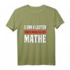 Lustiges Mathe T-Shirt - 5 von 4 Leuten haben ein Problem mit Mathe | Geschenk für Mathelehrer, Professoren & Schüler zum Geburtstag & Schulabschluss