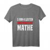 Lustiges Mathe T-Shirt - 5 von 4 Leuten haben ein Problem mit Mathe | Geschenk für Mathelehrer, Professoren & Schüler zum Geburtstag & Schulabschluss