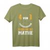 4 von 3 Leuten Haben Probleme Mit Mathe T-Shirt – Lustiges Geschenk für Mathelehrer, Studenten & Freunde zum Geburtstag oder Anlass