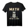Mathe ist kein Problem - Mathematisches T-Shirt für Lehrer, Schüler, Studenten und Nerds als Geschenk zu Weihnachten, Geburtstag oder Schulanfang