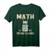 Mathe ist kein Problem - Mathematisches T-Shirt für Lehrer, Schüler, Studenten und Nerds als Geschenk zu Weihnachten, Geburtstag oder Schulanfang
