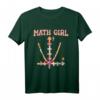 Mathe Girl Mathematik T-Shirt für Mathelehrerinnen, Studentinnen & Professorinnen – Coole Idee für Mathematikerinnen mit Formeln & Gleichungen