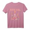 Mathe Girl Mathematik T-Shirt für Mathelehrerinnen, Studentinnen & Professorinnen – Coole Idee für Mathematikerinnen mit Formeln & Gleichungen