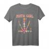 Mathe Girl Mathematik T-Shirt für Mathelehrerinnen, Studentinnen & Professorinnen – Coole Idee für Mathematikerinnen mit Formeln & Gleichungen