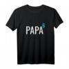 Herren Papa hoch 6 T-Shirt – Mathe-Design für Vater von sechs Kindern, ideales Geschenk zur Geburt, Geburtstag oder Vatertag