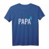 Herren Papa hoch 6 T-Shirt – Mathe-Design für Vater von sechs Kindern, ideales Geschenk zur Geburt, Geburtstag oder Vatertag