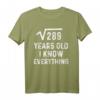 Quadratwurzel 17 Geburtstag Geschenk - Lustiges Mathematisches T-Shirt für 17-Jährige Jungen und Mädchen