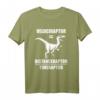 Velociraptor Distanceraptor T-Shirt für Physik & Mathe Geeks – Lustiges Dinosaurier Wissenschafts-Shirt mit Humor für Studenten und Wissenschaftler