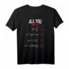 All You Need Is Love – Mathematisches Gleichung T-Shirt für Mathematische Liebhaber, Lehrer & Nerds als Valentinstags- oder Geschenkidee