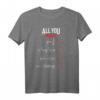 All You Need Is Love – Mathematisches Gleichung T-Shirt für Mathematische Liebhaber, Lehrer & Nerds als Valentinstags- oder Geschenkidee