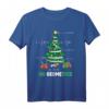 Weihnachten Mathematik Lehrer Geometrie T-Shirt - Lustiges Geometrie Weihnachtsbaum Design für Wissenschafts- und Mathefans