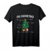 Mathematik Geometrie Weihnachtsbaum Xmas T-Shirt – Festliches Design für Weihnachten, Geburtstag & Math-Fans