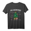 Mathematik Geometrie Weihnachtsbaum Xmas T-Shirt – Festliches Design für Weihnachten, Geburtstag & Math-Fans