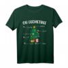 Mathematik Geometrie Weihnachtsbaum Xmas T-Shirt – Festliches Design für Weihnachten, Geburtstag & Math-Fans