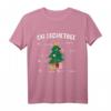 Mathematik Geometrie Weihnachtsbaum Xmas T-Shirt – Festliches Design für Weihnachten, Geburtstag & Math-Fans