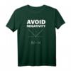 Avoid Negativity Funny T-Shirt für Math Geeks – Lustiges Geschenk für Mathematikliebhaber zu Geburtstag und Weihnachten