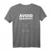 Avoid Negativity Funny T-Shirt für Math Geeks – Lustiges Geschenk für Mathematikliebhaber zu Geburtstag und Weihnachten