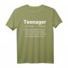 Teenager Definition T-Shirt: Auf Zombies vorbereitet aber nicht Mathe – Lustiges Geschenk für Jugendliche zwischen 13 und 19 Jahren