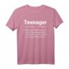 Teenager Definition T-Shirt: Auf Zombies vorbereitet aber nicht Mathe – Lustiges Geschenk für Jugendliche zwischen 13 und 19 Jahren