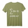 Lustiges 18. Geburtstag T-Shirt mit Mathe Formel für Jungen und Mädchen – Perfekt für die Party, Dekoration & Geschenkideen für 18-Jährige