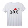 Mathematik Weihnachten Ho Hoch 3 Lustiges Mathe Ho Ho Ho T-Shirt – Perfektes Geschenk für Mathelehrer, Professoren und Mathematikliebhaber